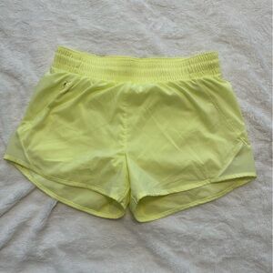 Women’s All In Motion Yellow Shorts